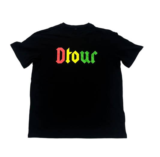 DTOUR Red Yellow & Green logo Premium tee