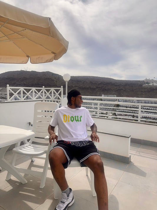DTOUR Yellow&Green logo Premium tee